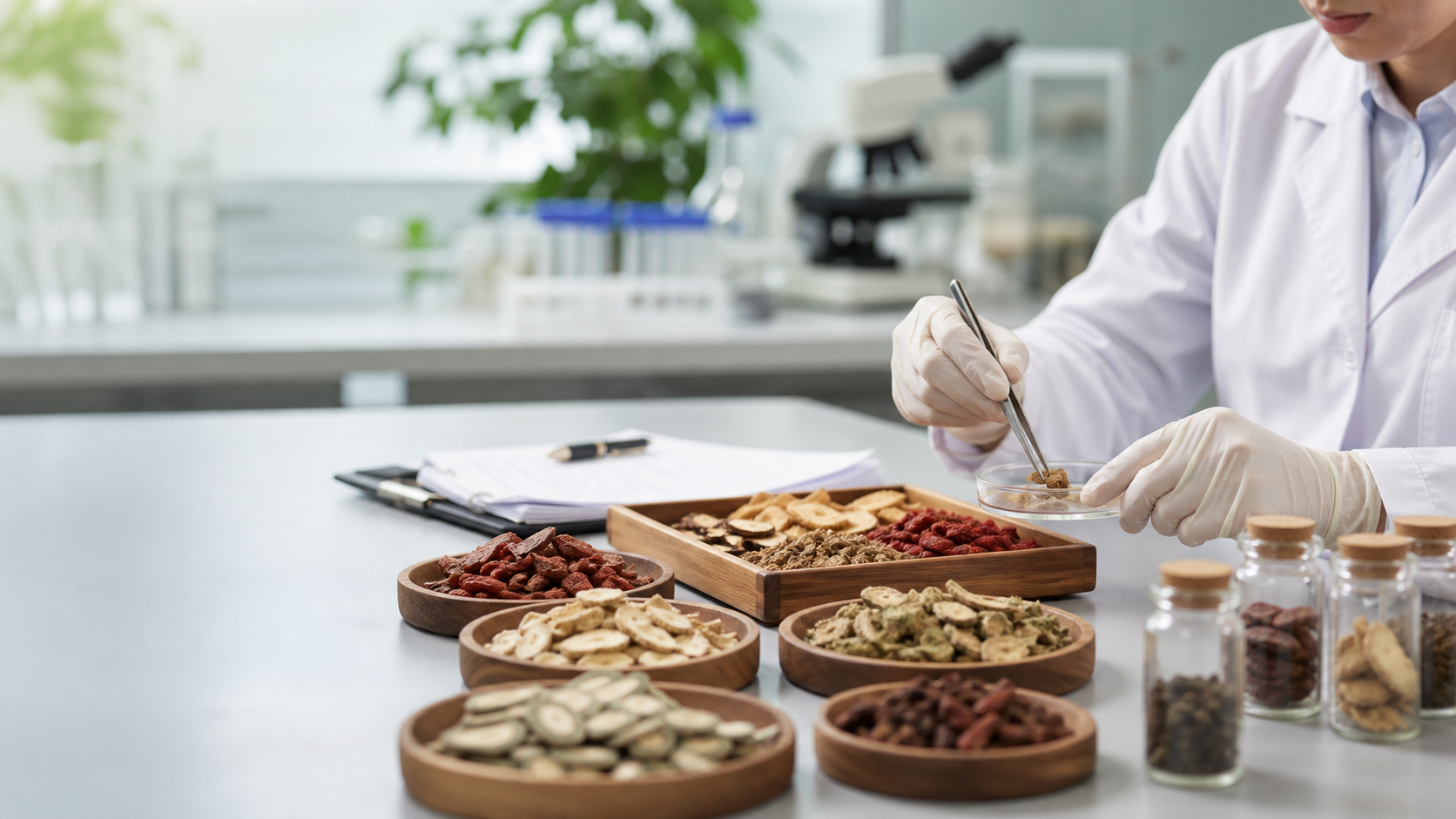Laboratory testing and batch quality control for herbal ingredients